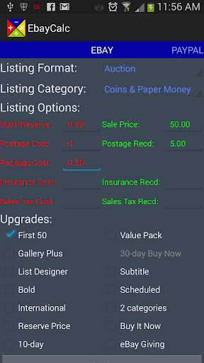 Play APK Seller Calculator (Free)  and enjoy Seller Calculator (Free) with UptoPlay com.fairdeal.ebaycalc.ui