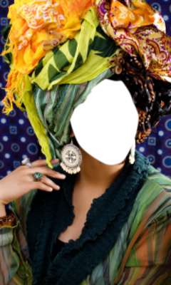Play Shawl Woman Photo Montage 