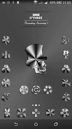 Play APK Shine Dark - Icon Pack  and enjoy Shine Dark - Icon Pack with UptoPlay com.shinebw.iconpack