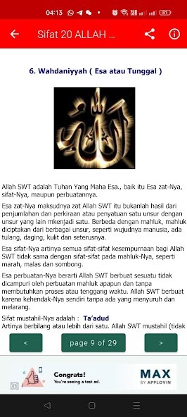 Play APK SIFAT 20 ALLAH S.W.T  and enjoy SIFAT 20 ALLAH S.W.T with UptoPlay com.PondokAplikasi.SIFAT_20_ALLAH_S_W_T.AppsWorlds