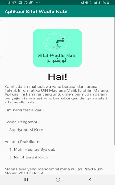 Play Sifat Wudhu Nabi 