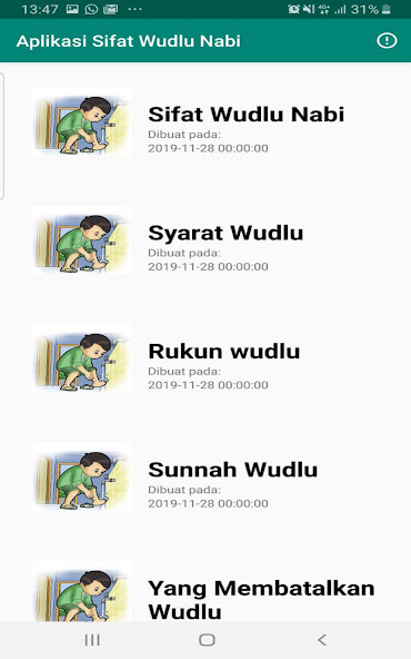Play Sifat Wudhu Nabi 