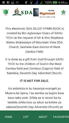 Play APK SILOZI SDA HYMN BOOK  and enjoy SILOZI SDA HYMN BOOK with UptoPlay com.sarutech.silozihymn