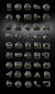 Play Silver Gear HD Icon Pack 