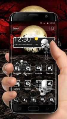 Play Silver Skull Theme & Lock Screen 