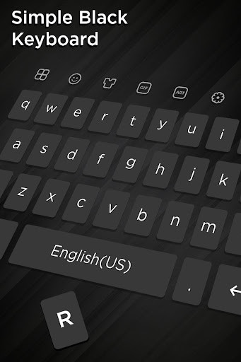 Play Simple Black Keyboard 
