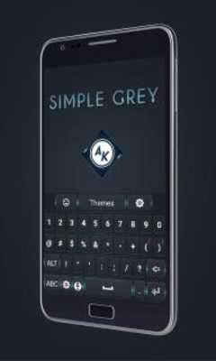 Play Simple Grey Keyboard 