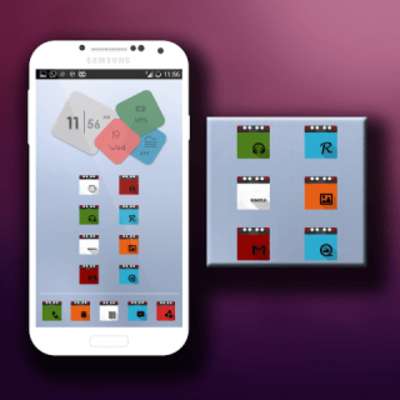 Play SIMPLE ICONS APEX/NOVA/GO/ADW 