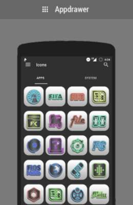 Play Simple on Grey UI - Icon Pack 