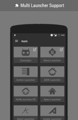 Play Simple on Grey UI - Icon Pack 