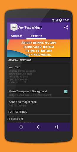 Play APK Simple Text Widget (Any Text)  and enjoy Simple Text Widget (Any Text) with UptoPlay com.bhanu.anytextwidget