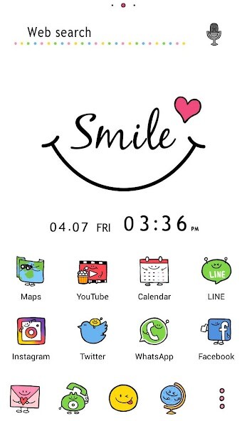 Play APK Simple Theme Smile Friends  and enjoy Simple Theme Smile Friends with UptoPlay jp.co.a_tm.android.plus_smile_friends