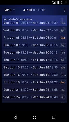 Play APK Simple VoC Moon Calendar Lite  and enjoy Simple VoC Moon Calendar Lite with UptoPlay com.fxwill.simplevocmooncalendarlite
