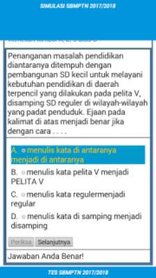 Play Simulasi Soal SBMPTN 2017/2018 