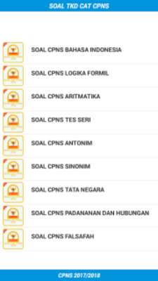 Play Simulasi TKD CAT CPNS 2017/2018 