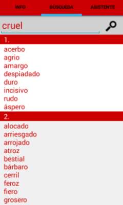 Play Sinónimos Español 