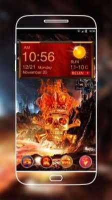 Play Skeleton Hola Launcher Theme 