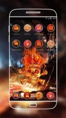 Play Skeleton Hola Launcher Theme 