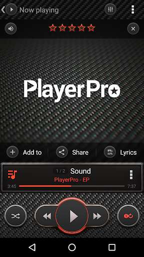 Play APK Skin for PlayerPro Carbon  and enjoy Skin for PlayerPro Carbon with UptoPlay com.tbig.playerpro.skins.carbon