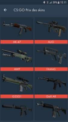 Play Skins prices for CS:GO 