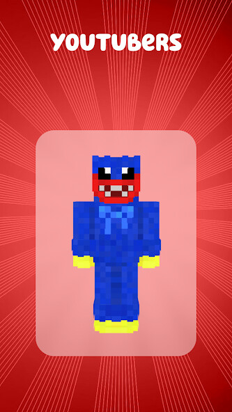 Play Skins Youtubers for Minecraft 