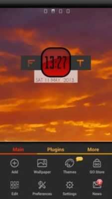 Play Skyfire GO LauncherEX Theme 
