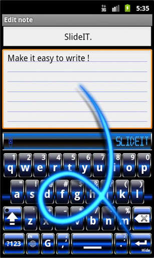 Play APK SlideIT Blue Digital Skin  and enjoy SlideIT Blue Digital Skin with UptoPlay com.dasur.slideit.skin.bluedigital