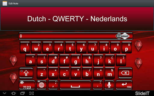 Play APK SlideIT Dutch QWERTY Pack  and enjoy SlideIT Dutch QWERTY Pack with UptoPlay com.dasur.language.dut.pack