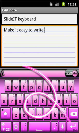 Play APK SlideIT Pink Metal Skin  and enjoy SlideIT Pink Metal Skin with UptoPlay com.dasur.slideit.skin.pinkmetal