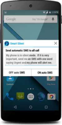Play Smart Silent app Auto SMS text Play Smart Silent app Auto SMS text