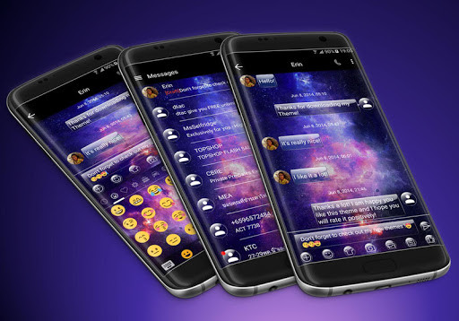 Play APK SMS Messages Glass Galaxy  and enjoy SMS Messages Glass Galaxy with UptoPlay com.kkkeyboard.emoji.keyboard.theme.mGlassGalaxy
