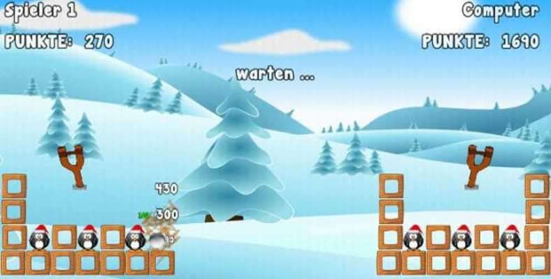 Play Snow ball fling 