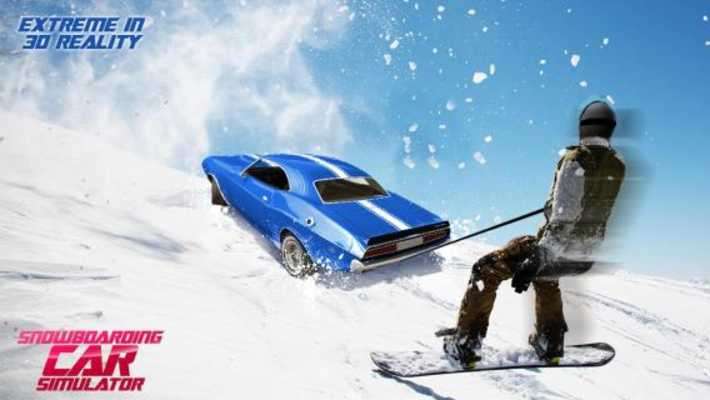 Play Snowboarding Car Simulator 