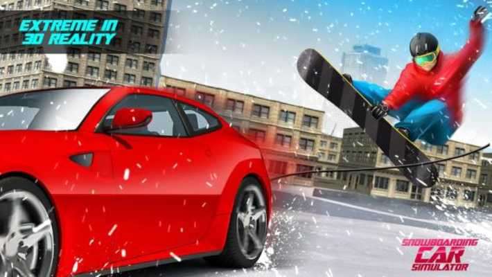 Play Snowboarding Car Simulator 