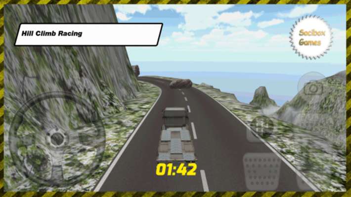 Play Snow Flatbed Hill Climb Racing 