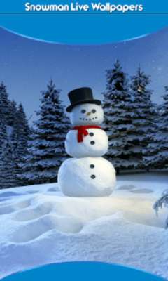 Play Snowman Live Wallpapers 