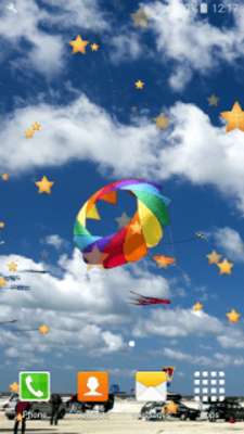 Play Soaring Kites Live Wallpapers 