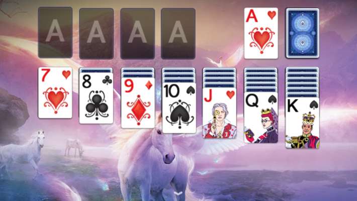 Play Solitaire Magic World Theme 