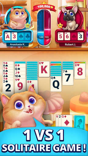 Play APK Solitaire Pets Arena - Online Free Card Game  and enjoy Solitaire Pets Arena - Online Free Card Game with UptoPlay com.come2play.solitaireklondike