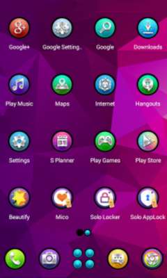 Play Solo Launcher Abstract 