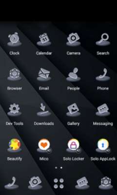 Play Solo Launcher Glass Theme Play Solo Launcher Glass Theme