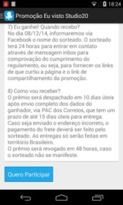 Play SorteieMe Sorteios no Facebook 