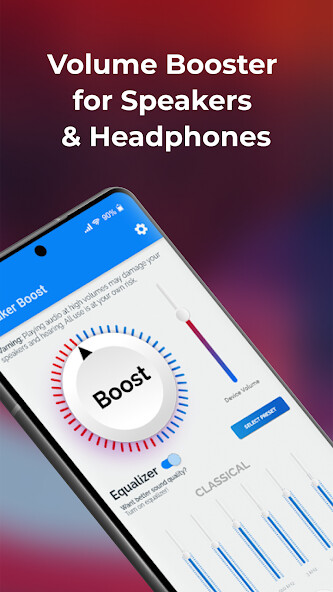 Play APK Sound Booster: Increase Volume  and enjoy Sound Booster: Increase Volume with UptoPlay com.equalizer.volume.bassbosster.soundbooster