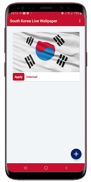 Play APK South Korea Flag Live Wallpaper  and enjoy South Korea Flag Live Wallpaper with UptoPlay com.app4joy.south_korea_free