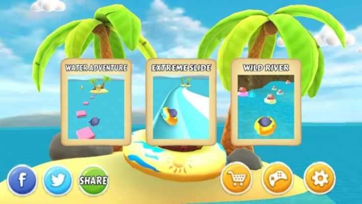 Play South Surfers 3D : Water Slide 
