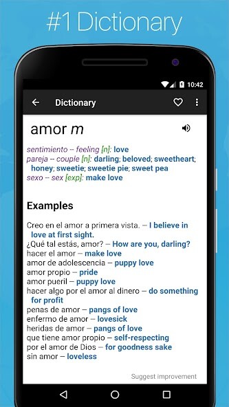 Play Spanish English Dictionary + 