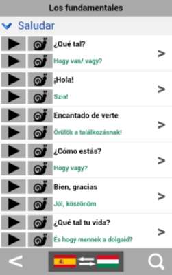 Play Spanish to Hungarian Talking Phrasebook Translator 