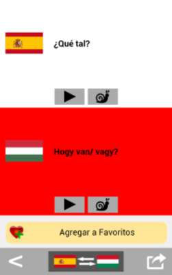 Play Spanish to Hungarian Talking Phrasebook Translator 