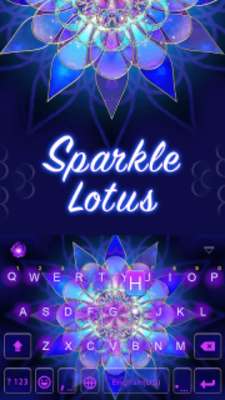 Play Sparkle Lotus Emoji Keyboard 