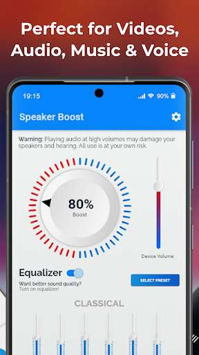 Play Speaker Boost: Volume Booster & Sound Amplifier 3D 